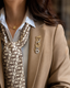 letters brooch